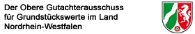 Logo des Oberen Gutachterausschusses für Grundstückswerte im Land NRW